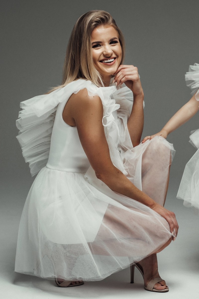 "Swan" tulle dress – photo 12