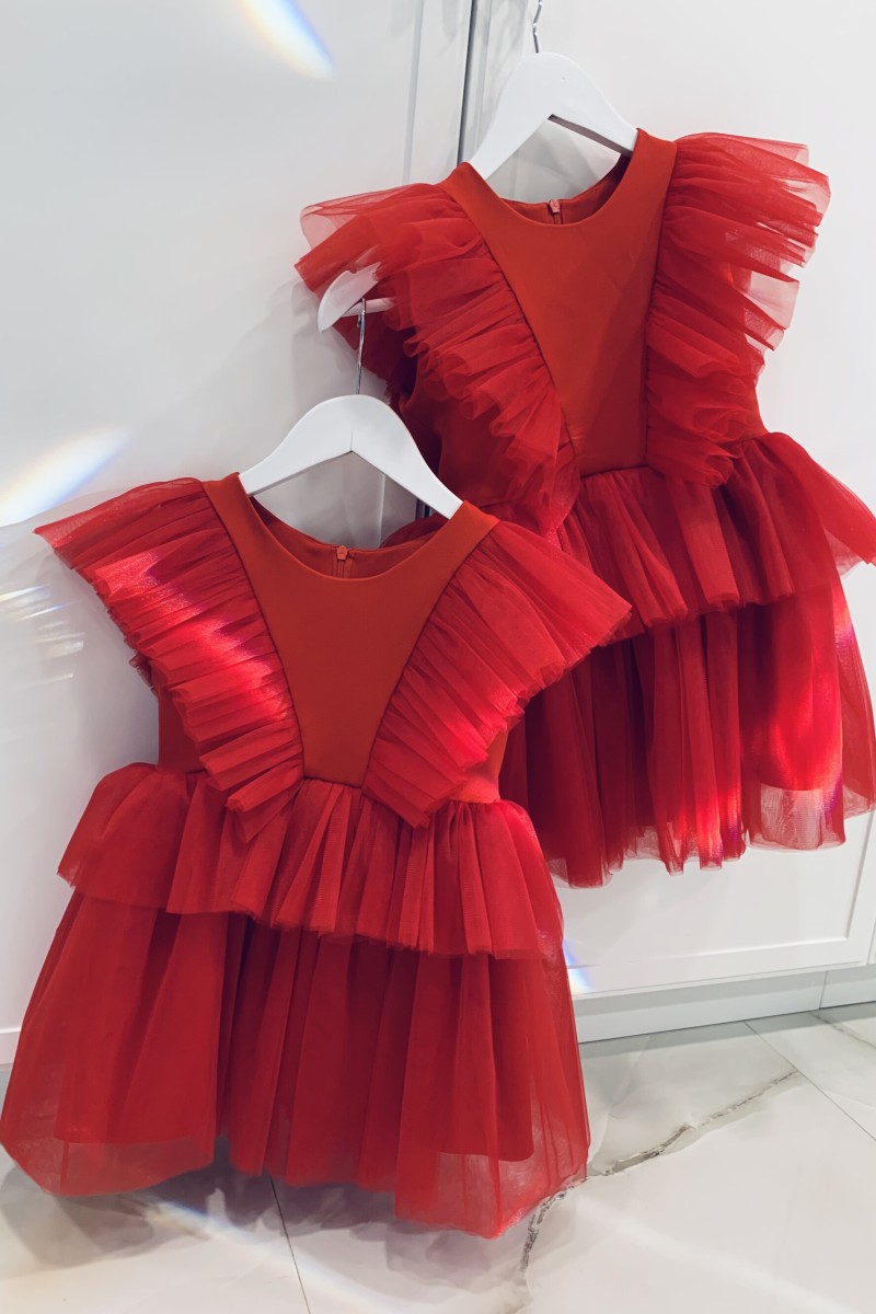 "Mini Swan" girl's tulle dress – photo 14