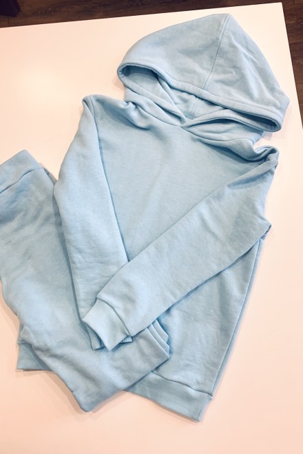 Sky blue lounge set, size 158