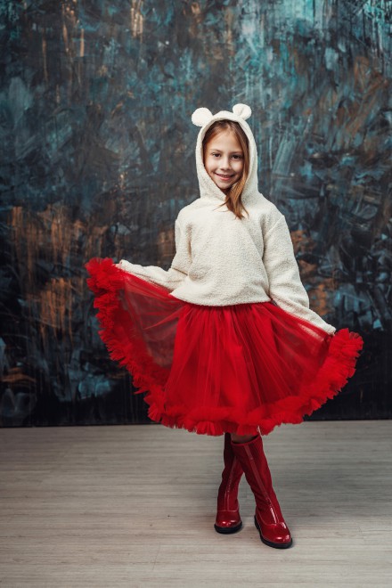 White Teddy jumper with ears