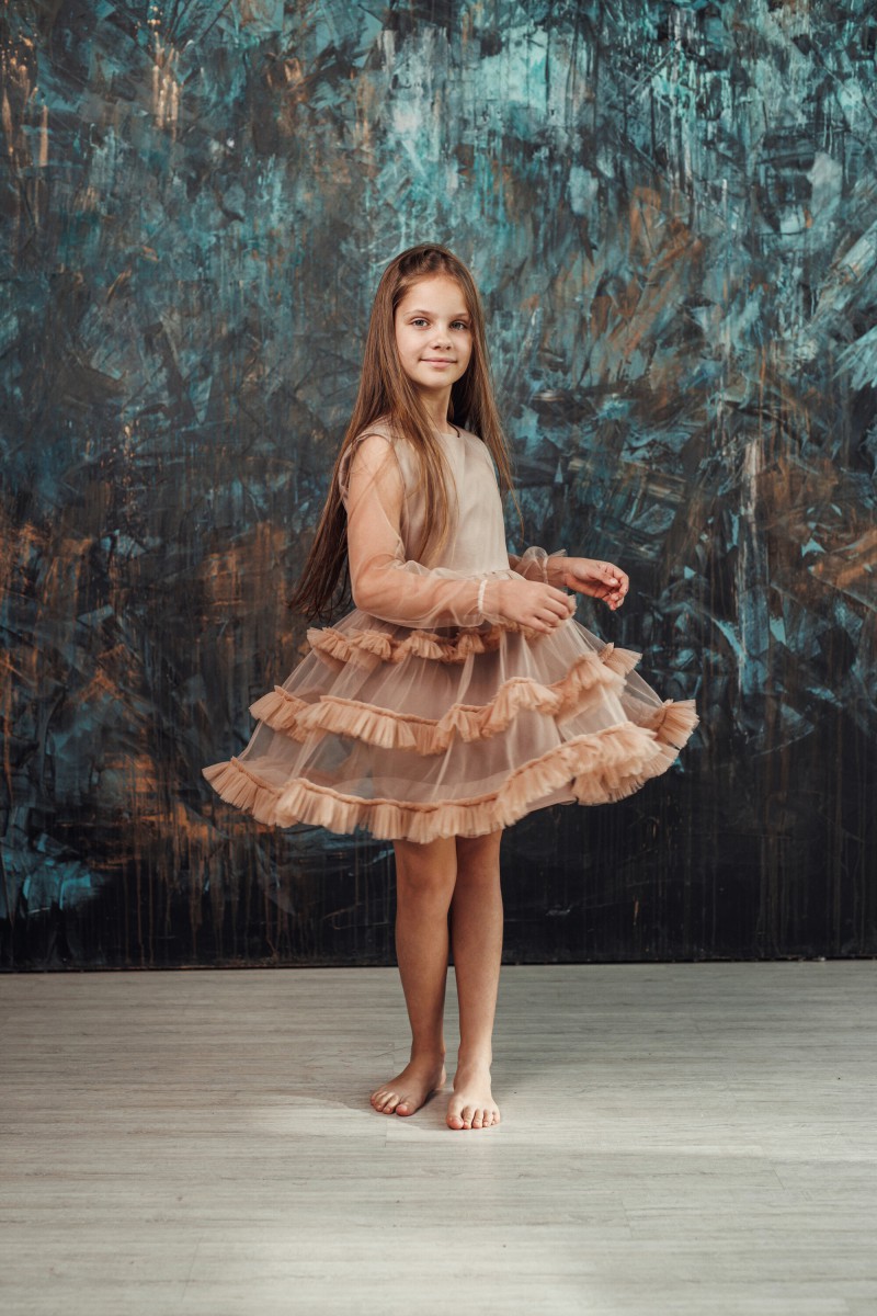 "Mini impressive" girl's tulle dress