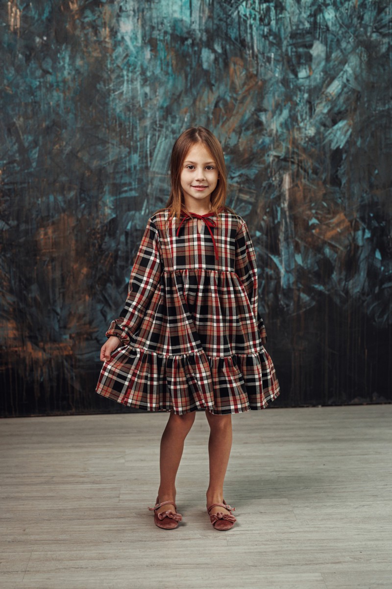 "Mini chocolate" girl's dress – photo 2