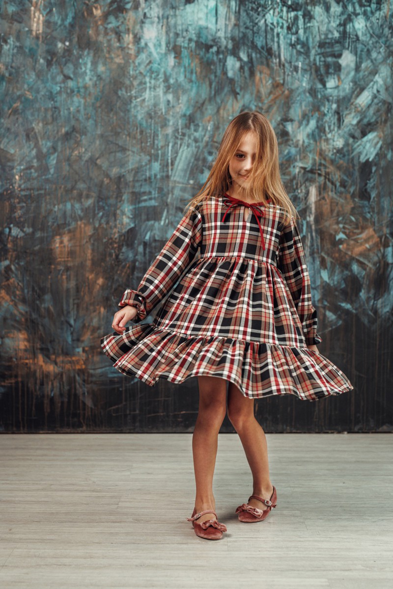 "Mini chocolate" girl's dress – photo 3