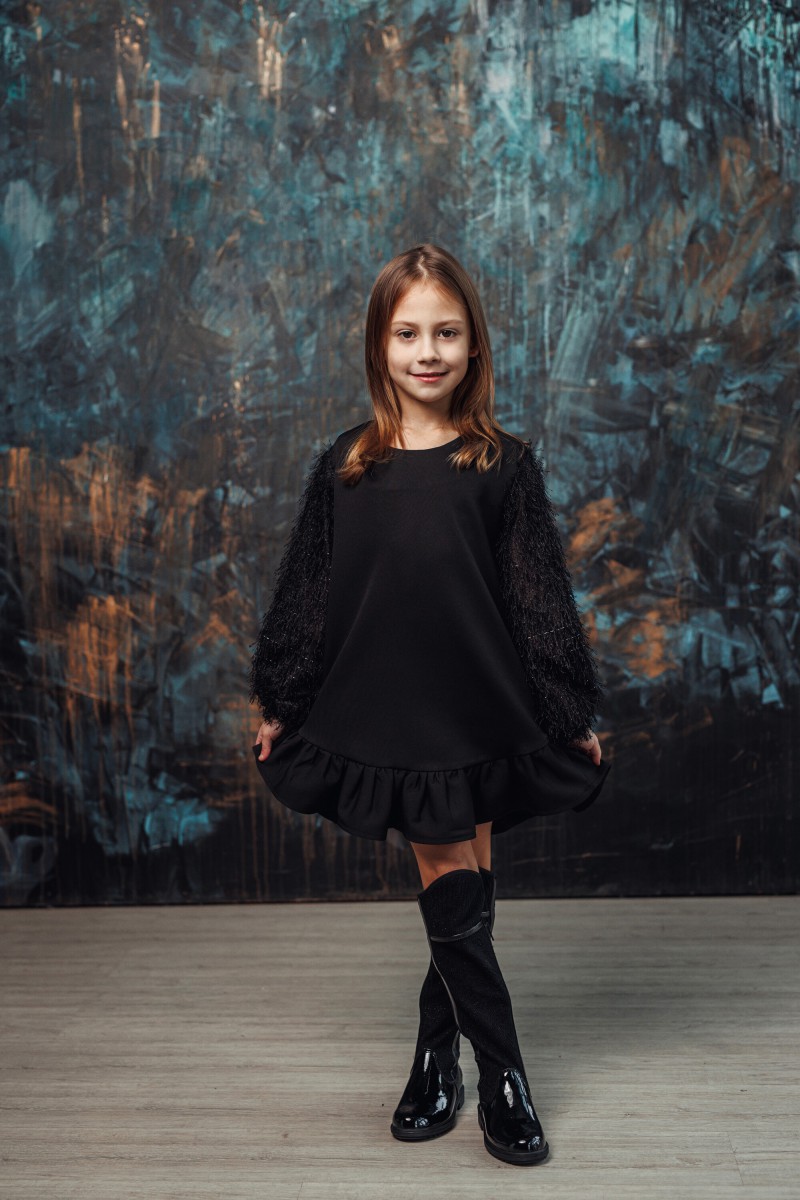 "Mini black" girl's dress – photo 3