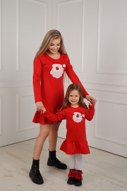 Christmas dress with Santa – another view
