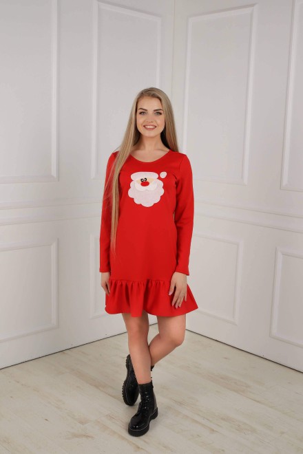Christmas dress with Santa