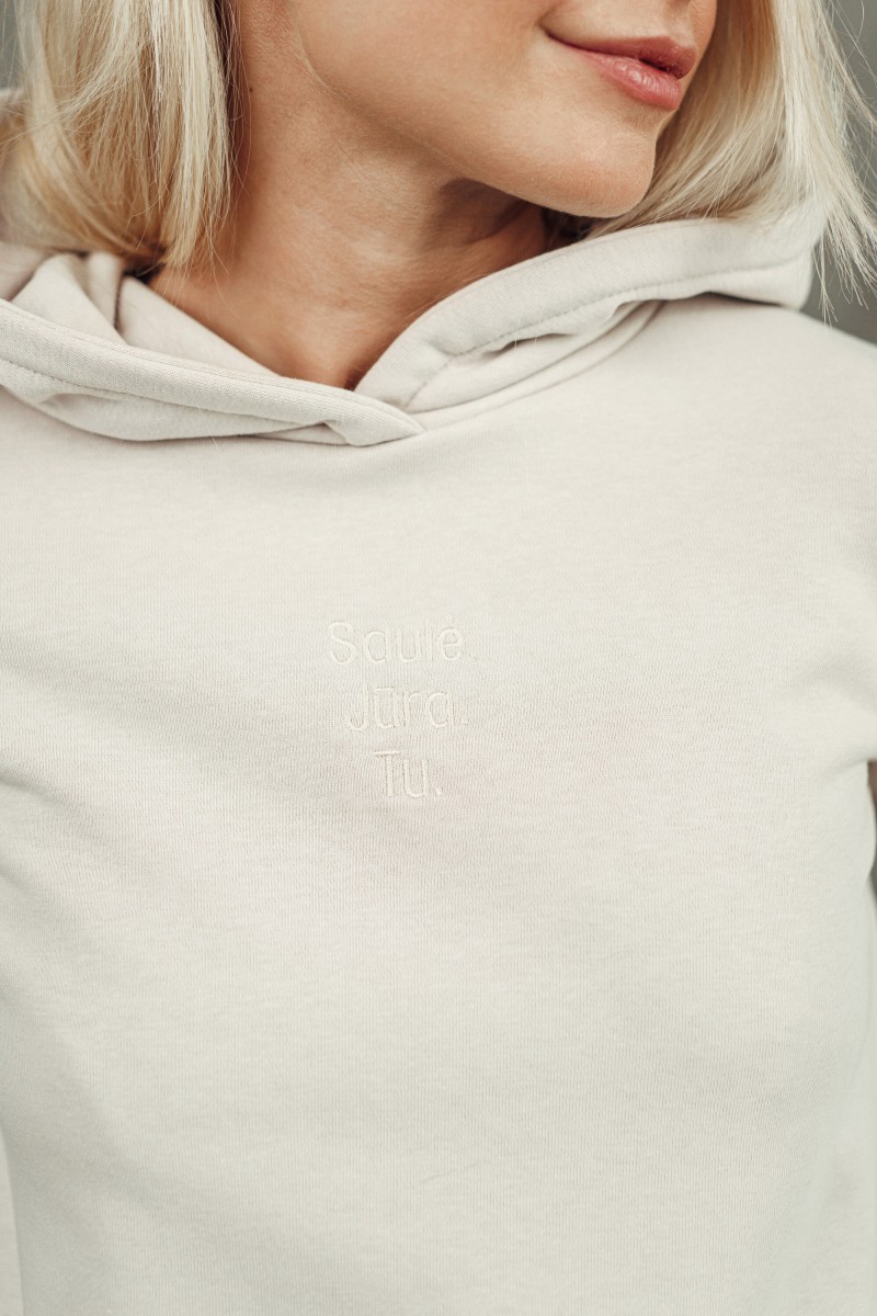 Light lounge set with shorts and the slogan Sun.Sea.You. – photo 6
