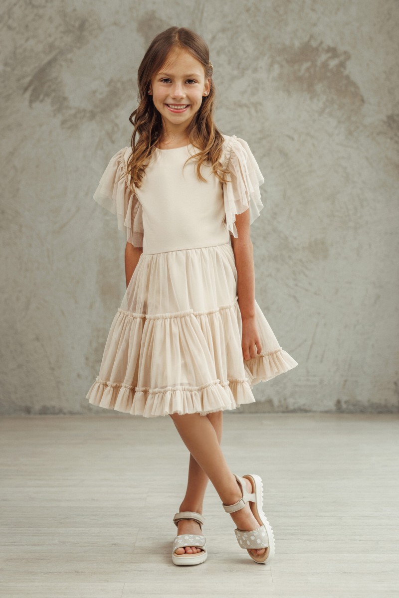 "Mini Luna" girl's tulle dress – photo 3