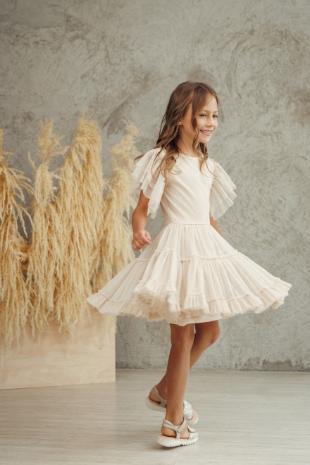 "Mini Luna" girl's tulle dress