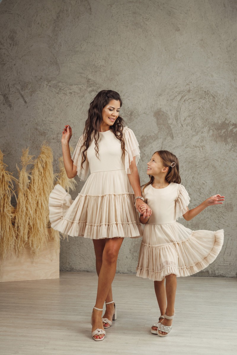 "Mini Luna" girl's tulle dress – photo 5