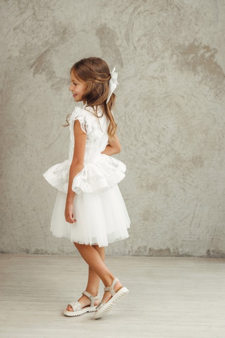 "Mini Brilliance" girl's tulle dress – another view