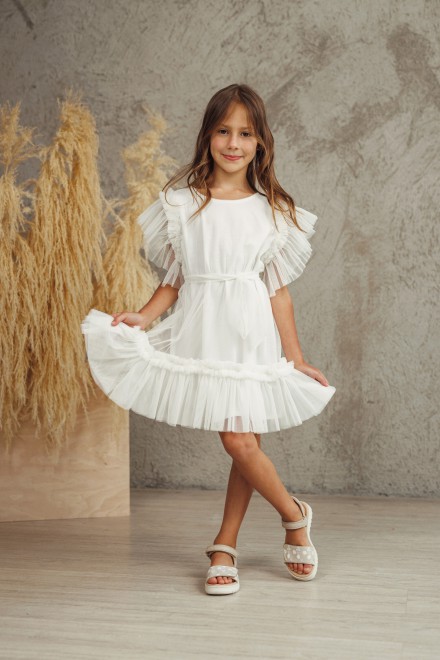 „Mini Loli“ mergaitės tiulinė suknelė – kitas vaizdas