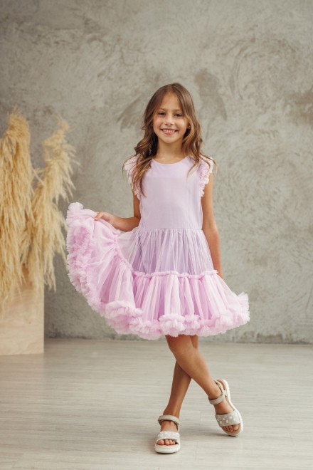 "Leja" girl's tulle dress – another view