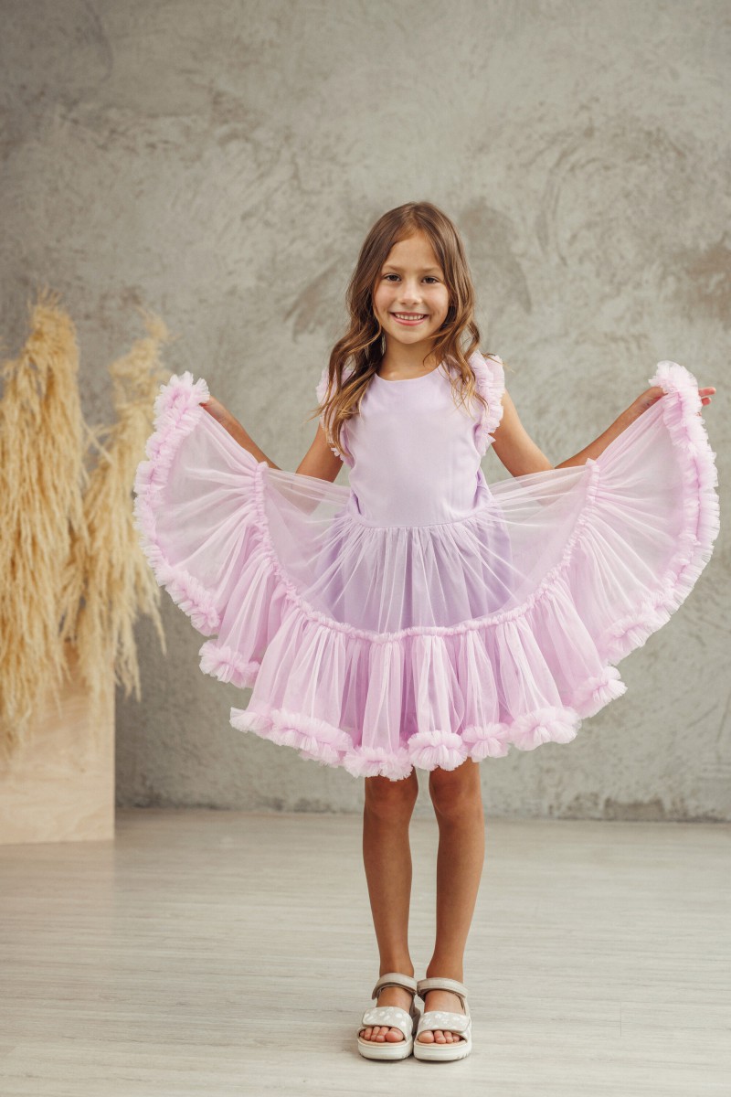 "Leja" girl's tulle dress – photo 4
