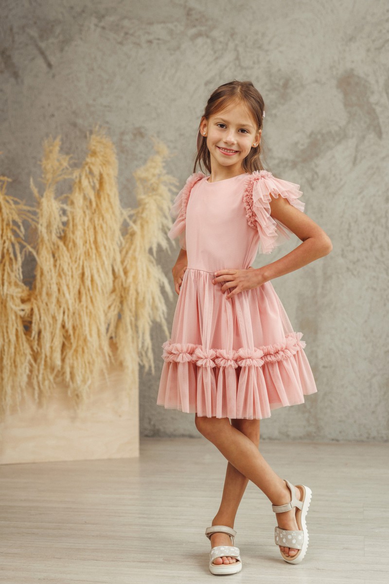 "Mini Ciara" girl's tulle dress – photo 2