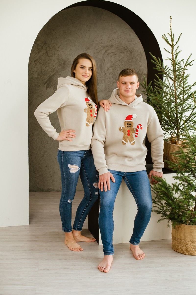 Women's sand sweatshirt with gingerbread – photo 3