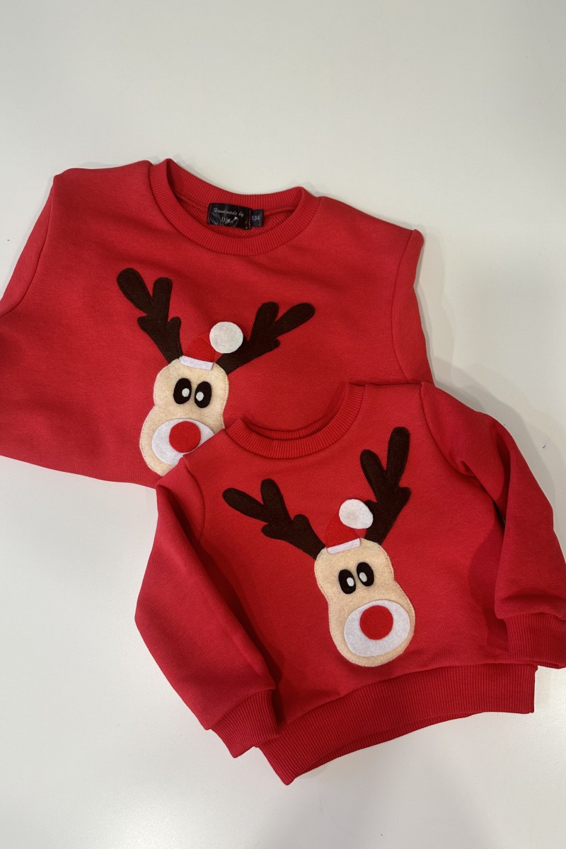 Children's Christmas jumper with a reindeer – photo 3