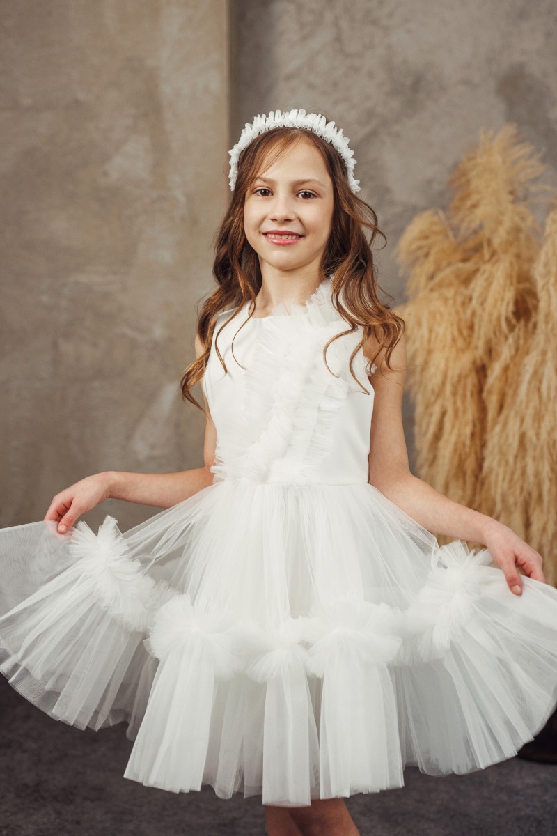 "White flower" tulle dress – photo 3