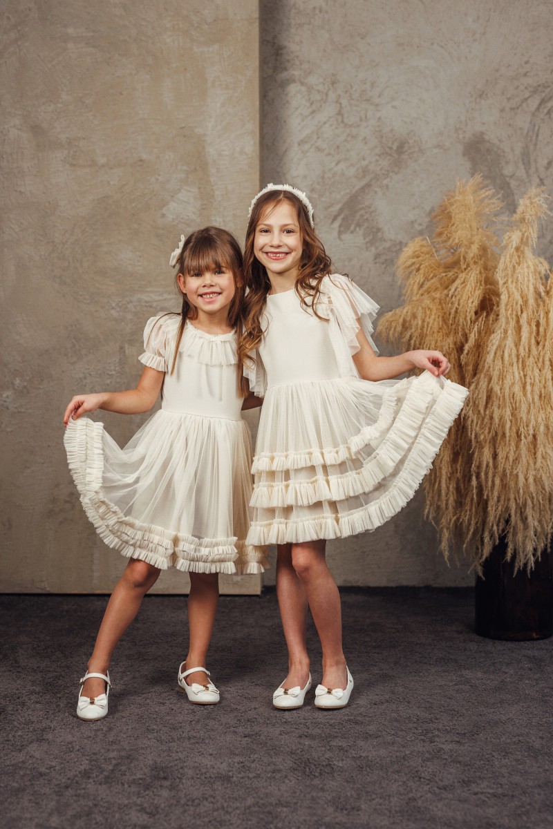 "Mini milky" tulle dress – photo 8