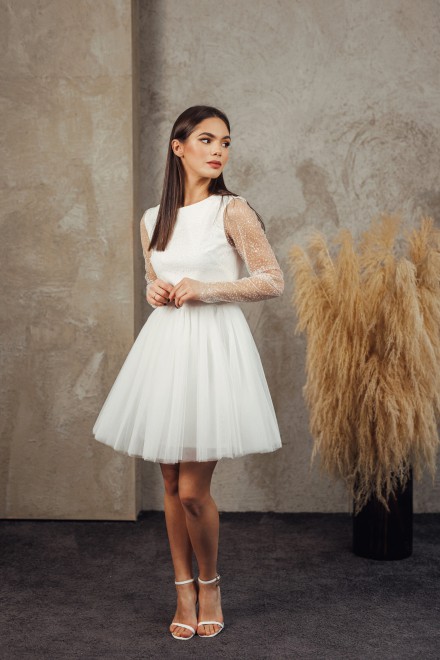 "Crystal" tulle dress