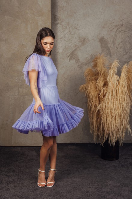 "Luna" blue tulle dress