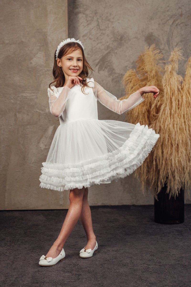 "Mini rose" girl's tulle dress