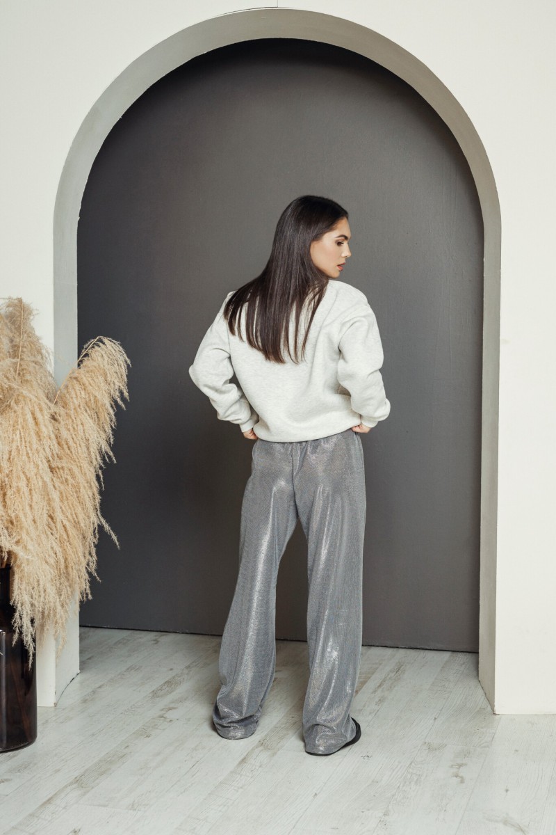 "Less is more" loose-fit sweatshirt – photo 3