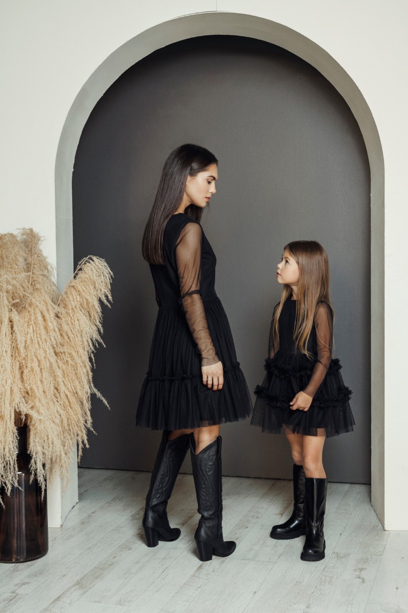 "Black classic" tulle dress – photo 5