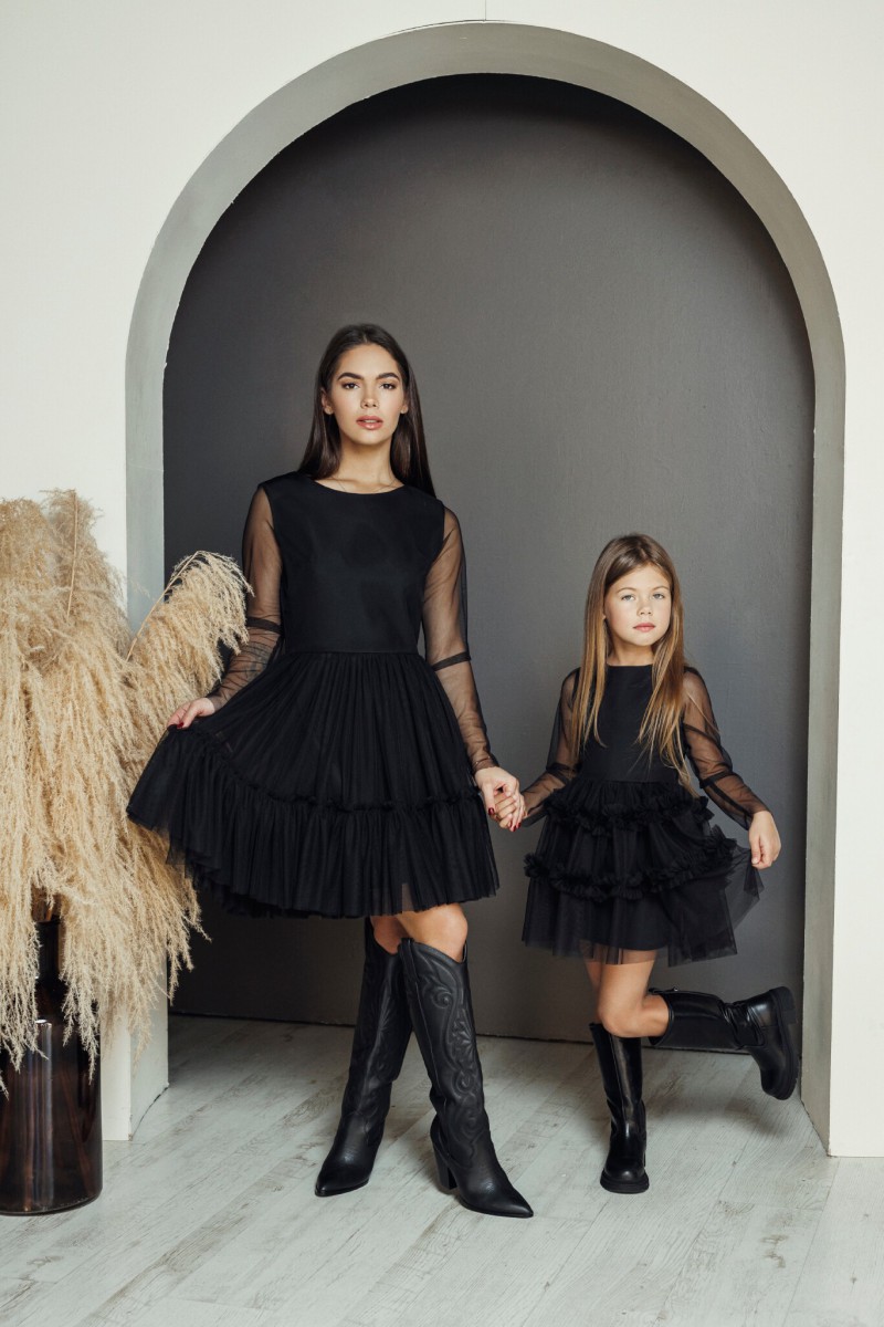 "Mini Black swan" tulle dress – photo 4
