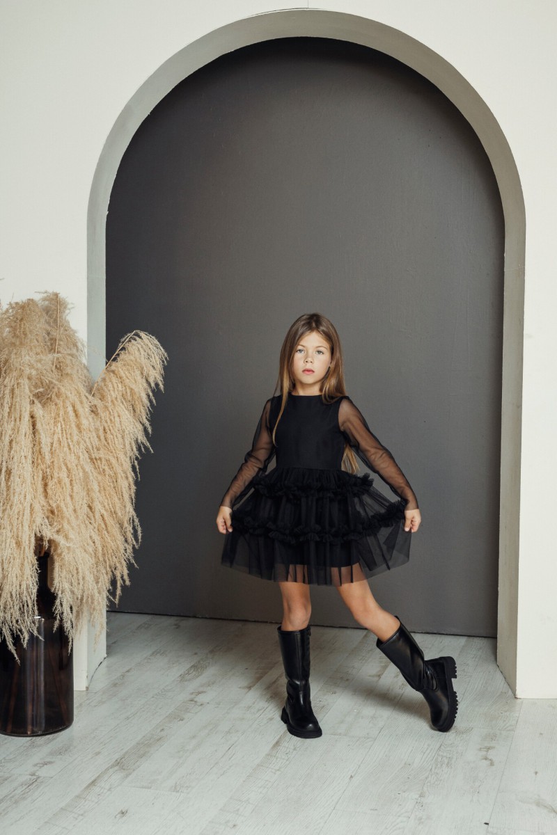 "Mini Black swan" tulle dress – photo 3