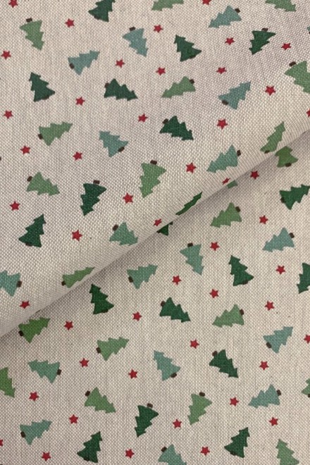 Tablecloth with Christmas trees
