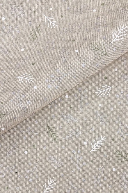 Tablecloth with fir branches