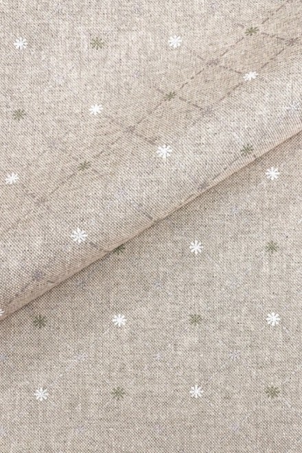 Tablecloth with small snowflakes