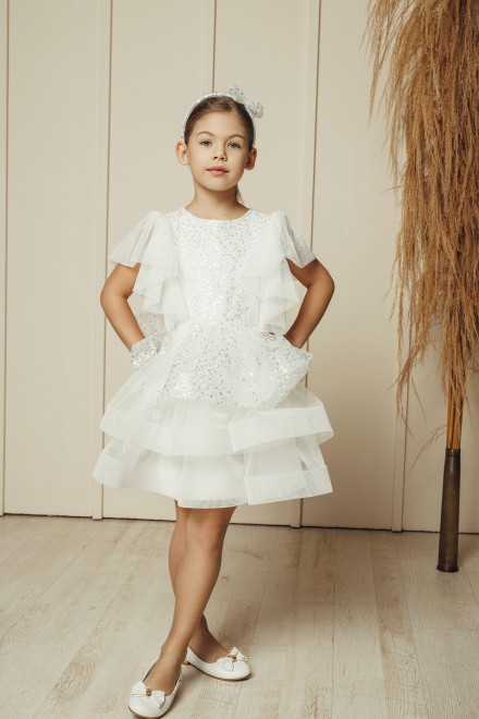 "Crystal fairy" tulle dress