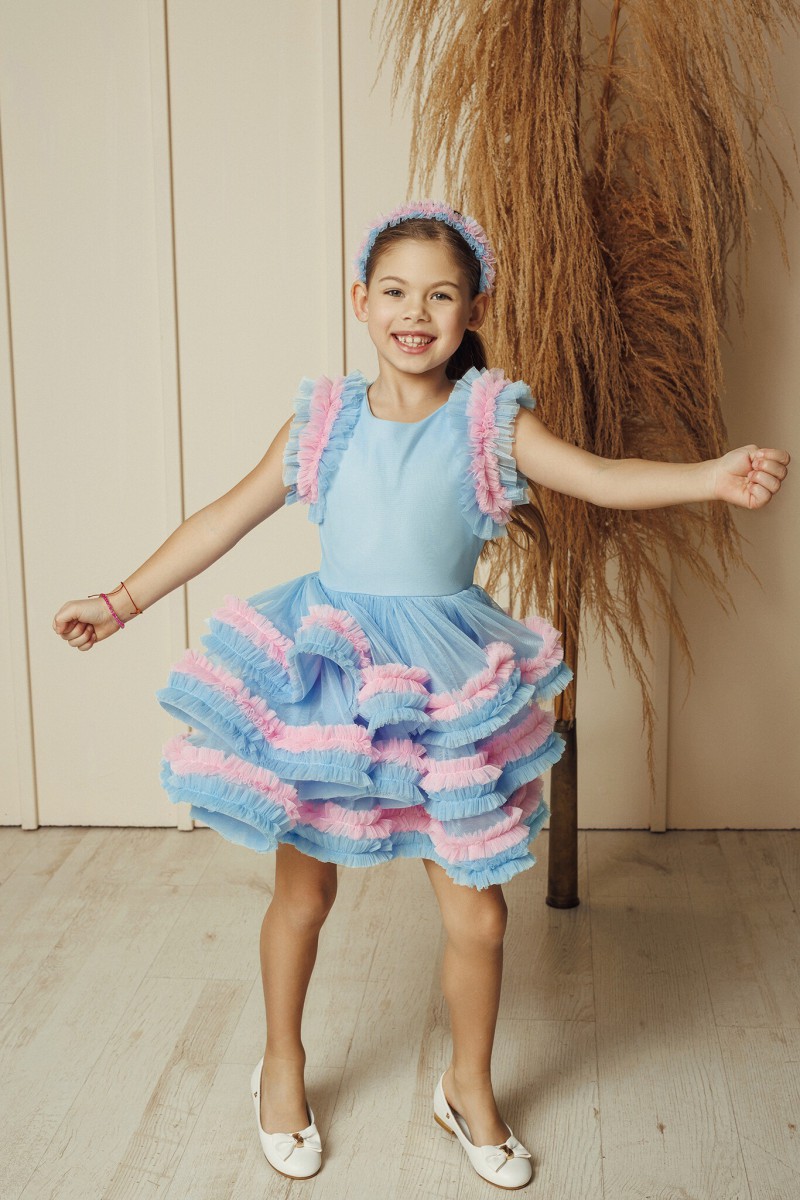"Rainbow" tulle dress – photo 3