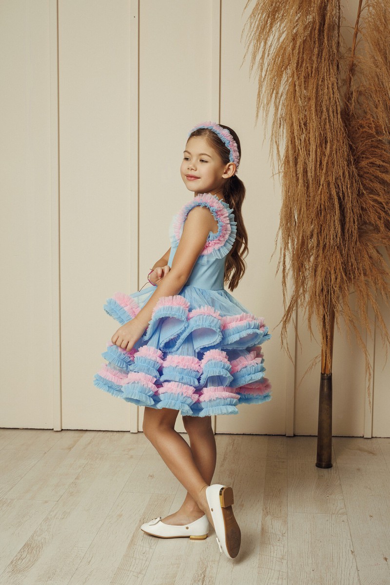 "Rainbow" tulle dress – photo 4