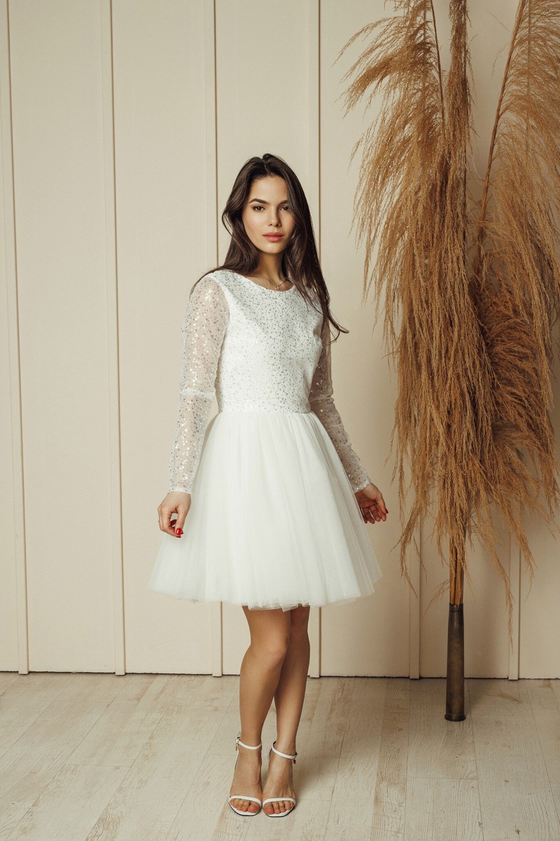 "Grace" shiny tulle dress – photo 2