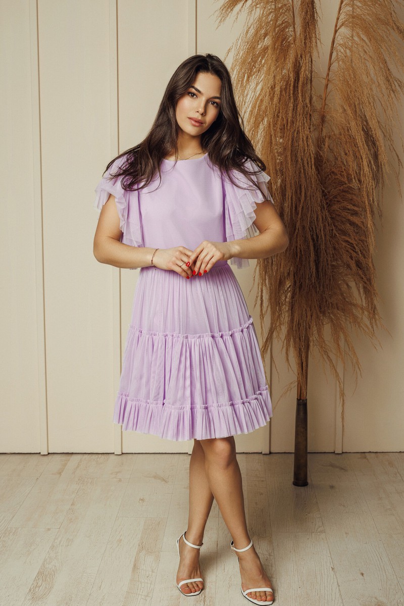"Luna" lilac tulle dress