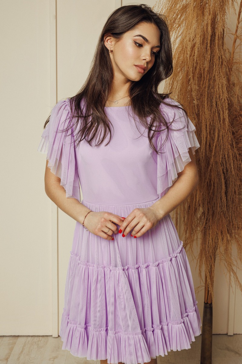 "Luna" lilac tulle dress – photo 4