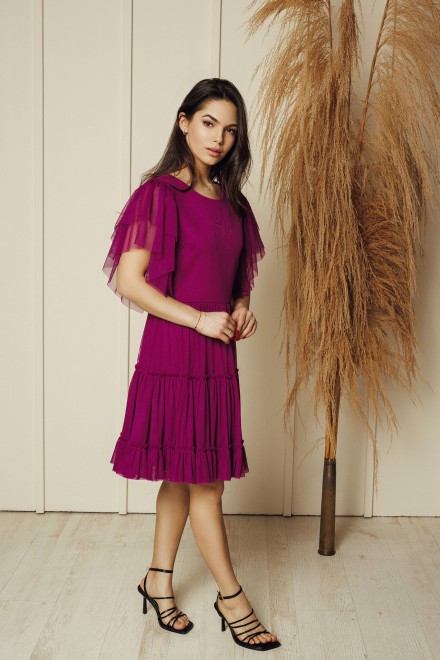 "Luna" purple tulle dress