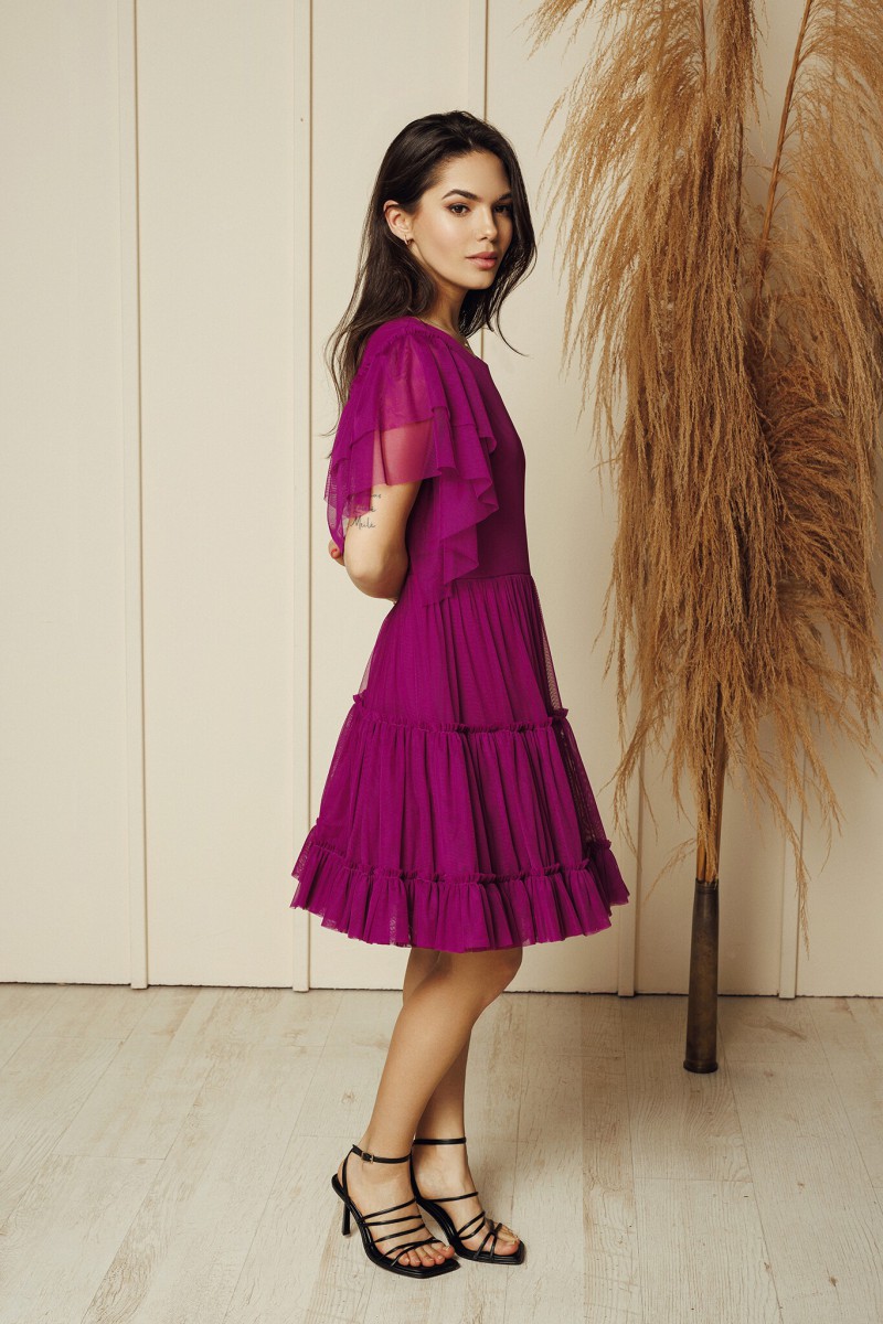 "Luna" purple tulle dress – photo 4