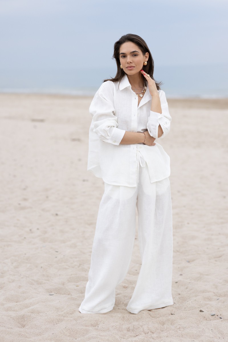 White linen shirt – photo 5