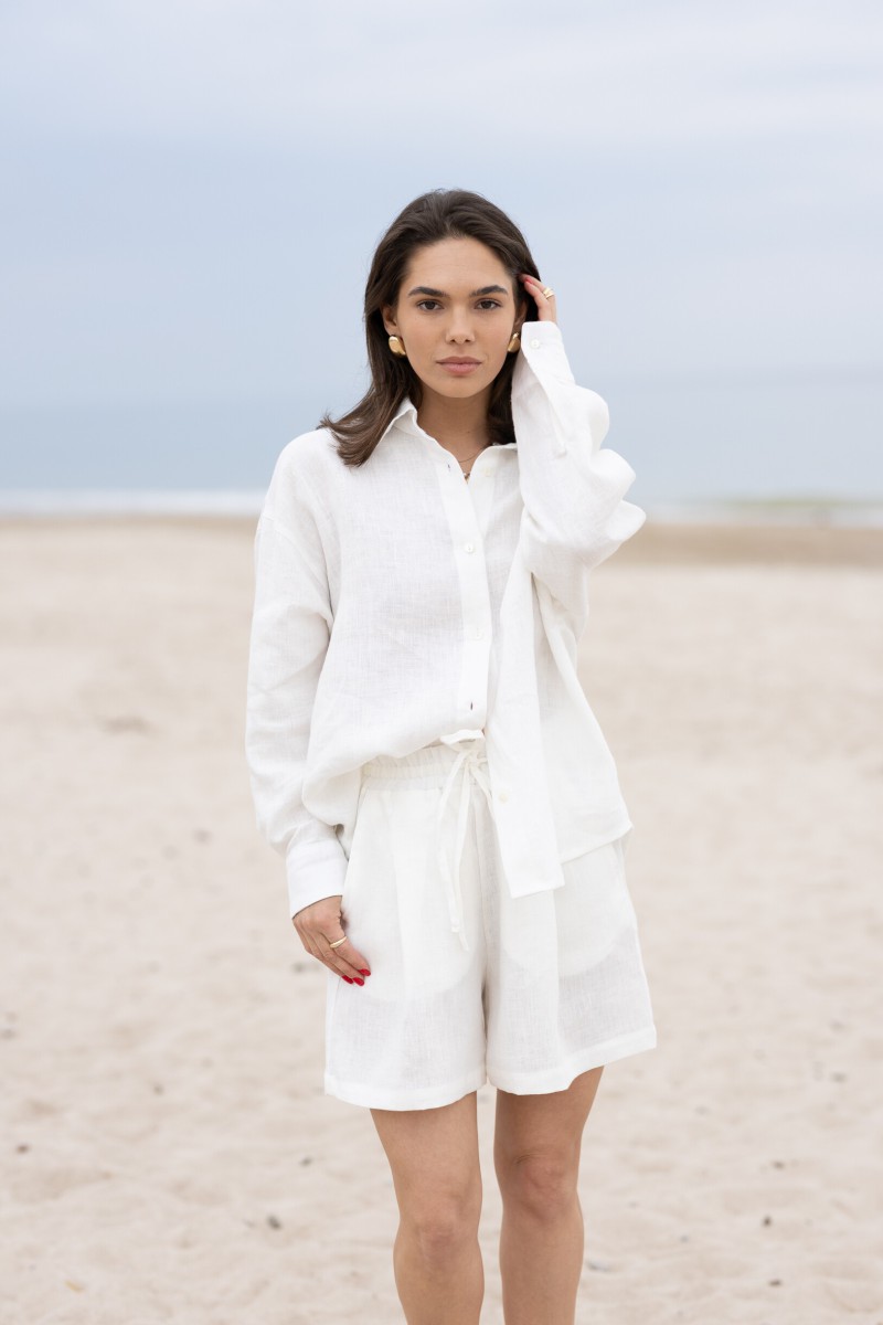 White linen shirt – photo 9