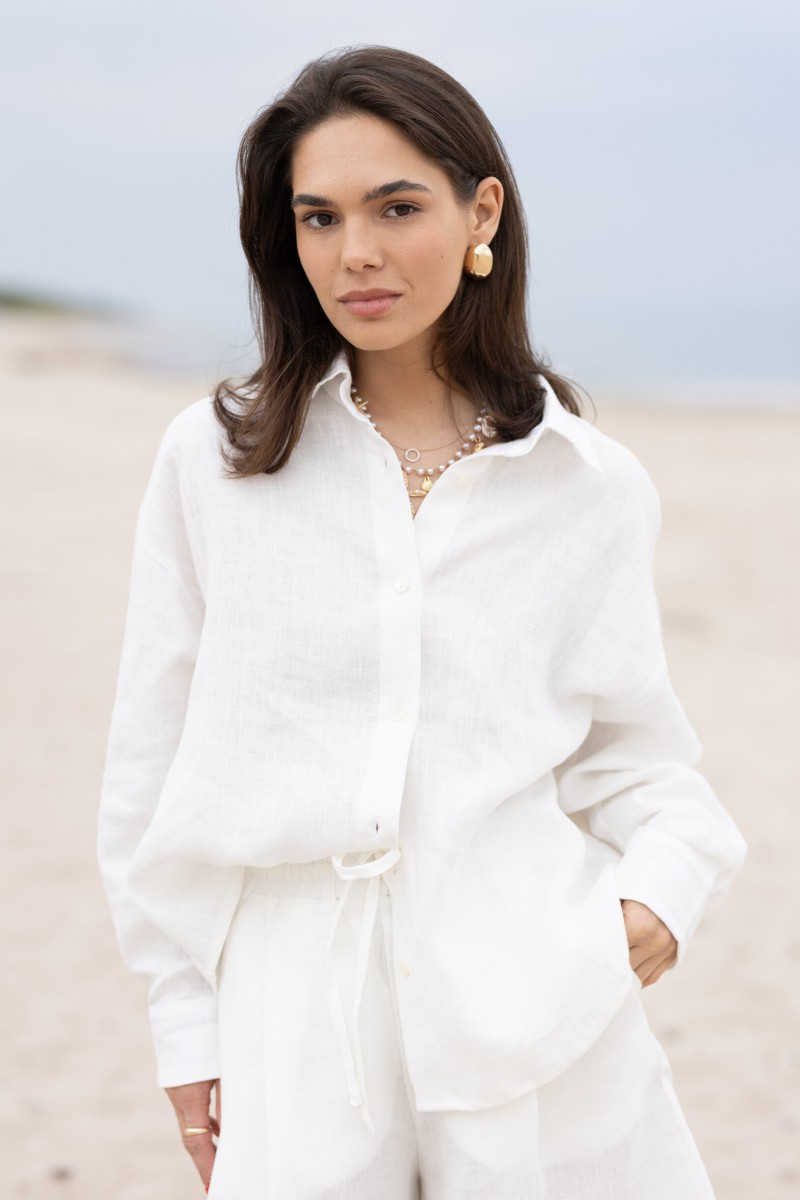 White linen shirt – photo 10