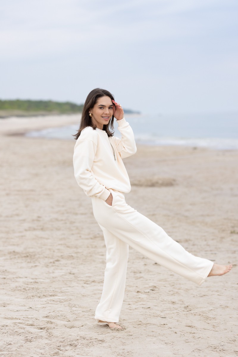 Pale yellow cream lounge set – photo 9
