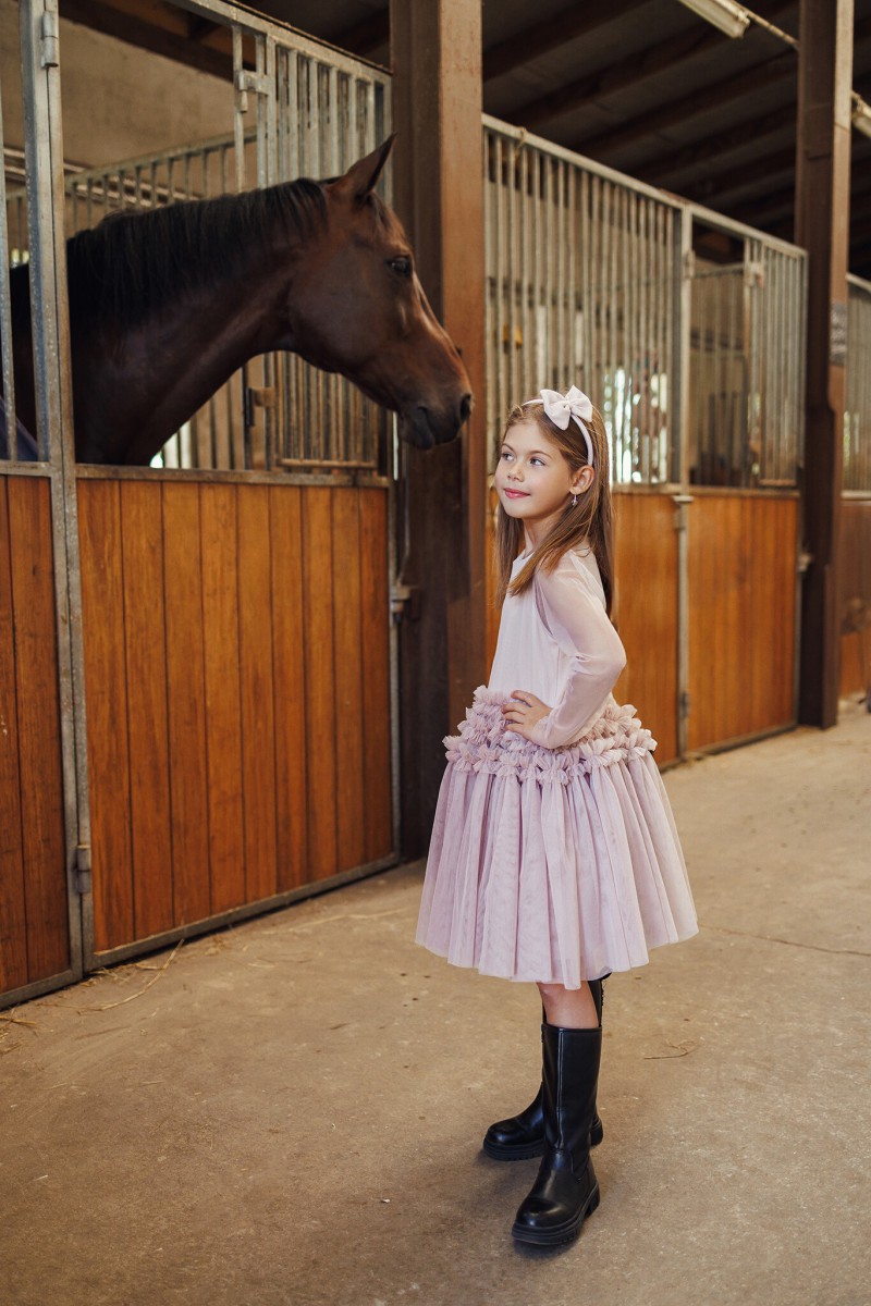 "Caramel" tulle dress
