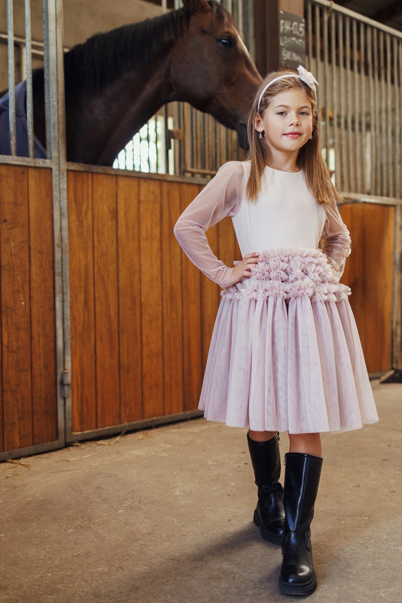 "Caramel" tulle dress – photo 2