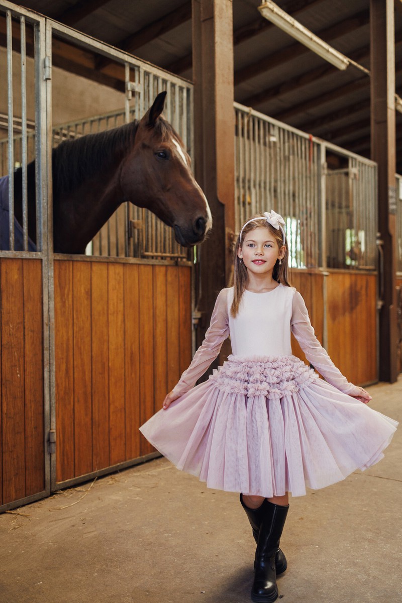 "Caramel" tulle dress – photo 4