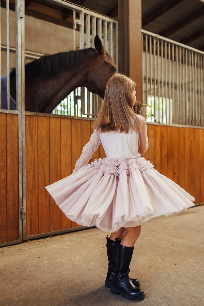 "Caramel" tulle dress – photo 5