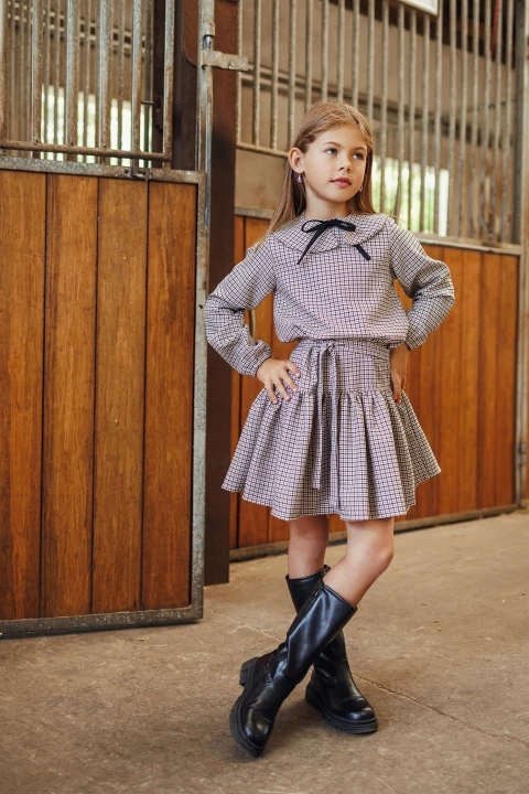 ,,Mini Langeliai" mergaitės suknelė